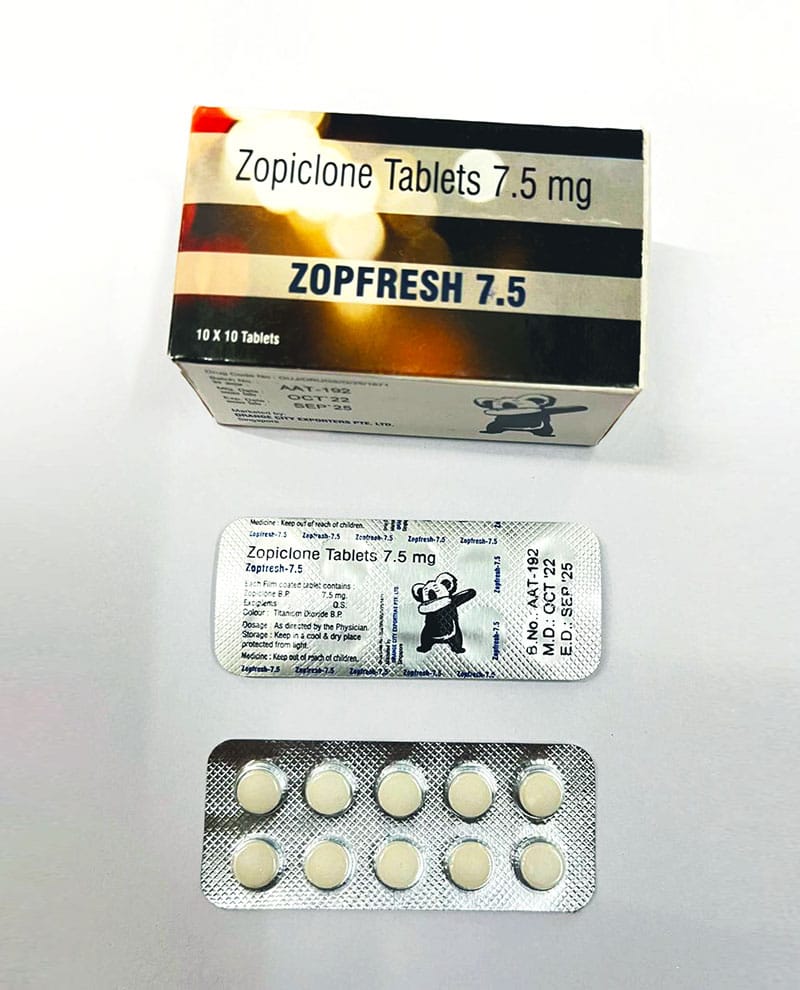 Zopfresh 7.5 (Zopiclone tablets 7.5 mg)